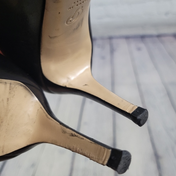 M. GEMI | soft leather pointed toe pumps heels - Picture 9 of 11